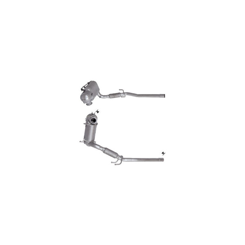 Filtre à particules SEAT IBIZA 1.6TDI 1598 cc 77 Kw 105 cv de 2009 à 2010