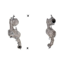 Filtre à particules CHRYSLER JEEP COMPASS 1.6TD 1598 cc 88 Kw 120 cv de 2018 à 2024